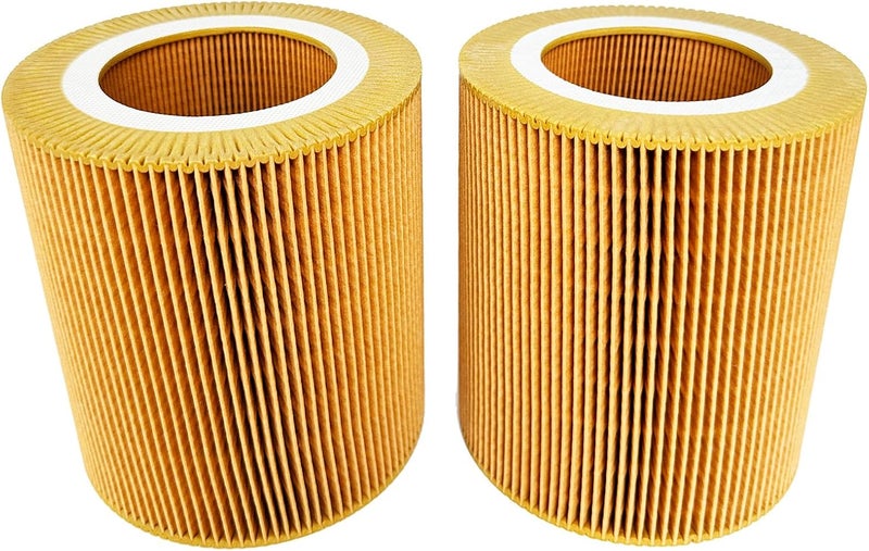 Bounetim 2 Pcs 1613872000 Air Filter for Air Compressor Replacement Part 6211472350 100001611 2013400003 1613-8720-00 C1250 89295976 1613865255 5690061661P 10013011 17200096 6211472300 6211464150 6211464100 - Image 1